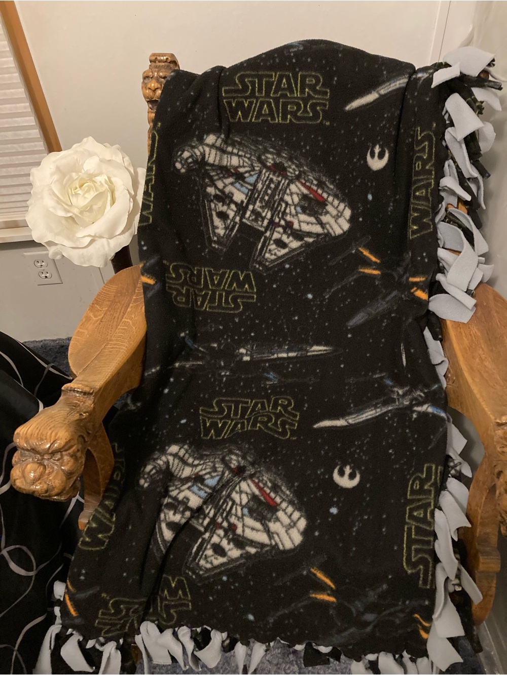Star Wars Fleece Tie Blanket